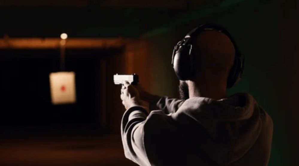 Man Shooting Noveske Gun