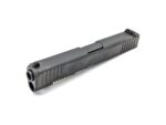 Glock 48 OEM slide in Silver PVD finish with front and rear serrations for Slimline concealed carry builds