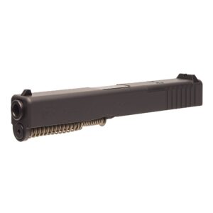 Glock 19 Gen 4 MOS OEM slide optic ready with rear serrations and black finish