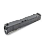 Glock 43X MOS slide — factory OEM Silver PVD finish, optic-ready for concealed carry